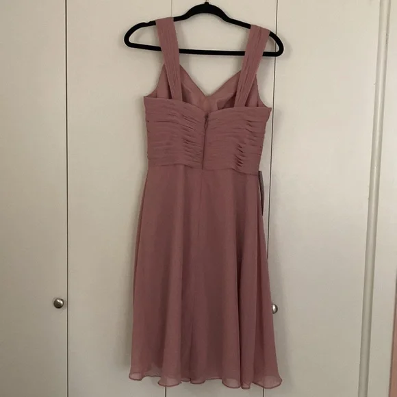 Clara style dusty rose bridesmaid dress size A8 - Picture 2 of 2